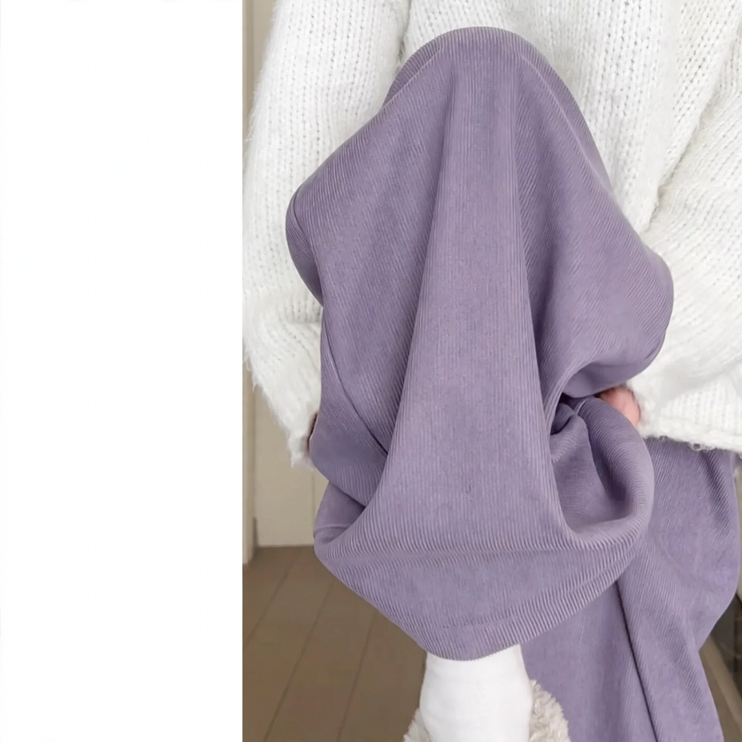 Damen-Cordhose, weit geschnitten, verschiedene Farben