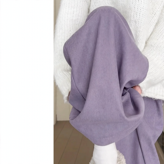 Damen-Cordhose, weit geschnitten, verschiedene Farben