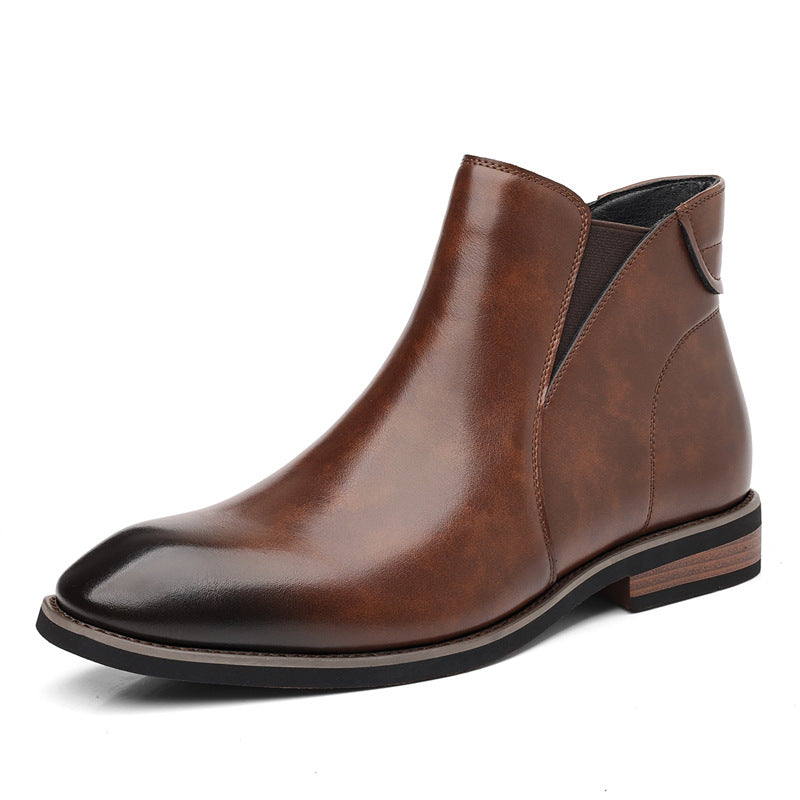 Gefütterte Chelsea-Stiefel mit Reißverschluss