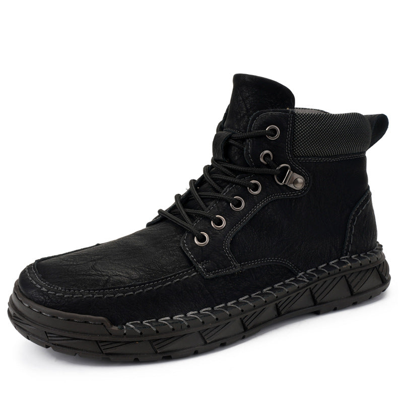 Gefütterte Winter-Stiefel, warm und atmungsaktiv