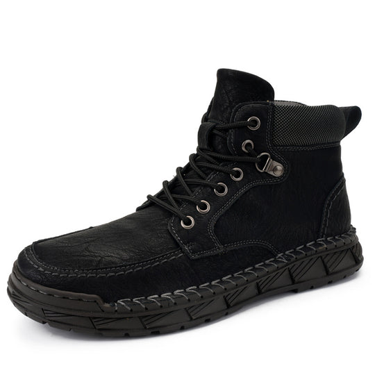 Gefütterte Winter-Stiefel, warm und atmungsaktiv