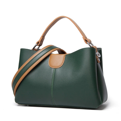 Damen Handtasche mit eleganter Klappenöffnung und abnehmbarem Schulterriemen Nord Taschen