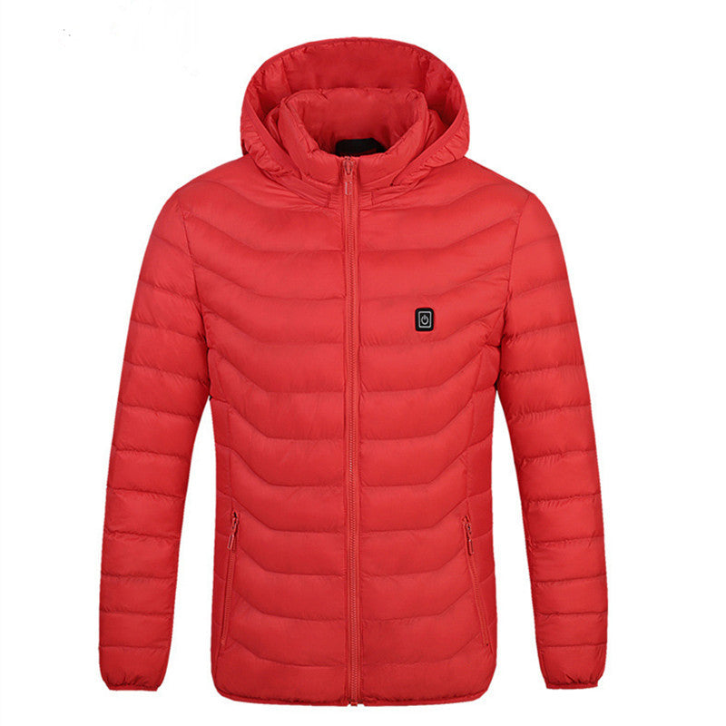 Herren wattierte Steppjacke mit Kapuze, ultraleicht und winddicht Nord Taschen