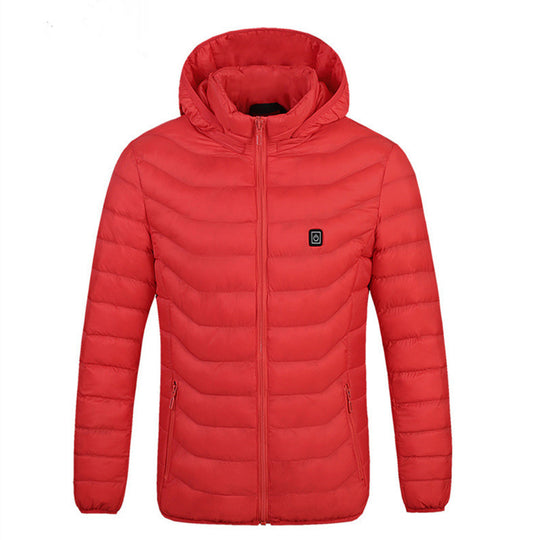 Herren wattierte Steppjacke mit Kapuze, ultraleicht und winddicht Nord Taschen