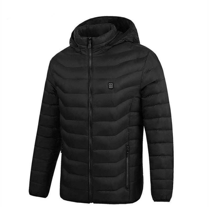 Herren wattierte Steppjacke mit Kapuze, ultraleicht und winddicht Nord Taschen