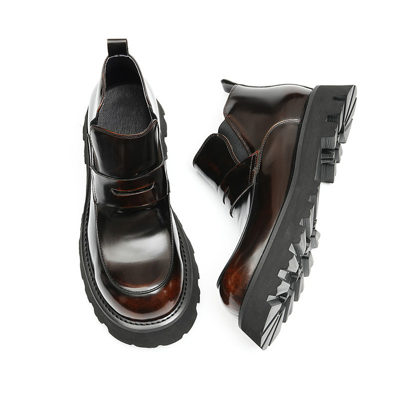 Business-Chelsea-Stiefel aus Glattleder