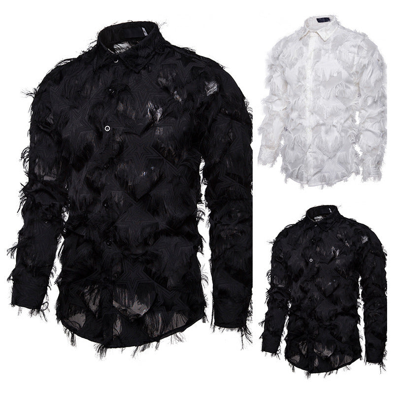 Herren Modisches Hemd mit strukturiertem Design