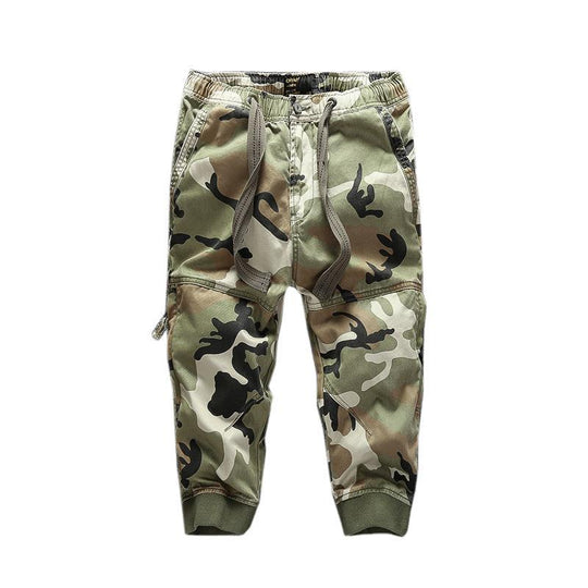 Herren Cargo-Jogginghose mit elastischem Bund, Bündchen und Knieverstärkung Nord Taschen