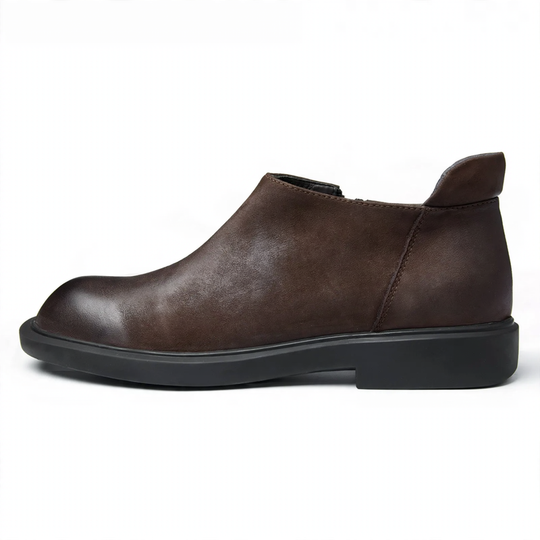 Herren-Chelsea-Stiefel aus Rindsleder, weiche Sohle