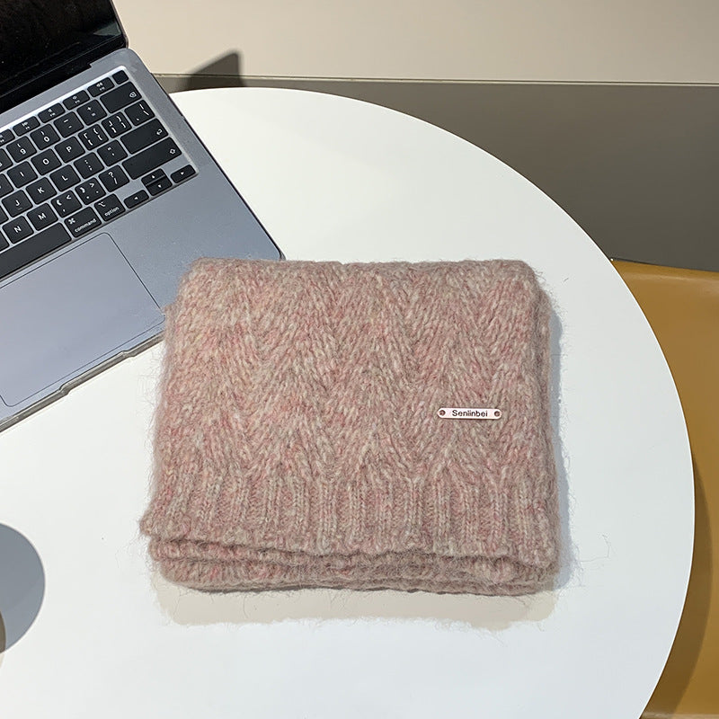 Strickschal aus Alpakawollmischung, modisch