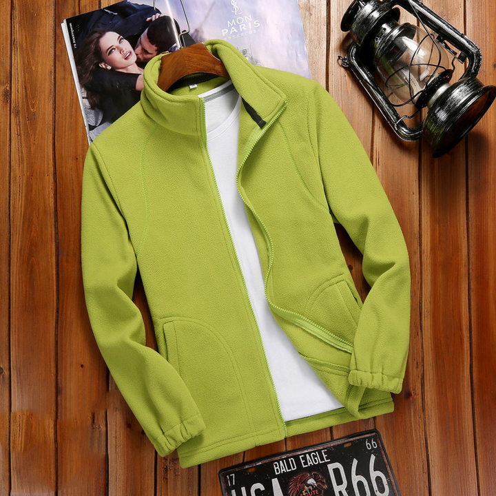 Fleecejacke Damen Reißverschluss-Fleece mit Stehkragen