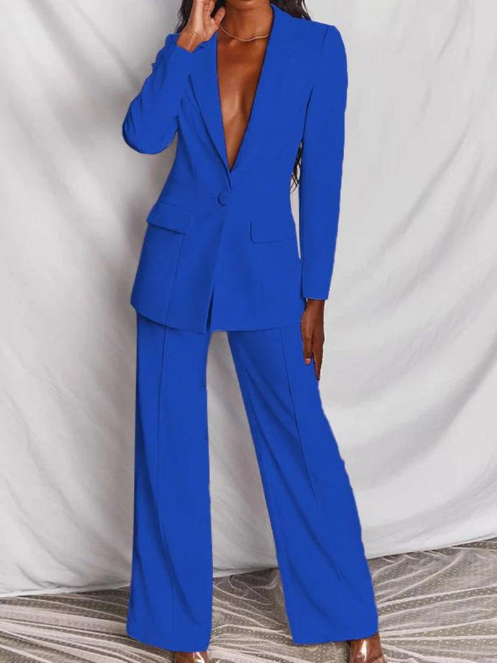 Blazer und Hose Set für Damen Business Kleidung