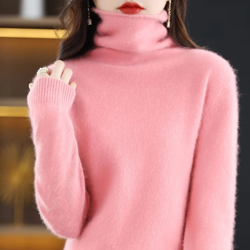 Nord Taschen | Pullover Damen Weicher Rollkragenpullover, Warm & Luxuriöses Design