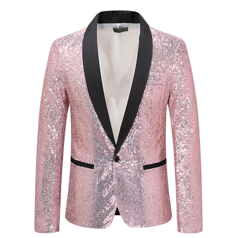 Stilvoller Pailletten-Blazer für Herren