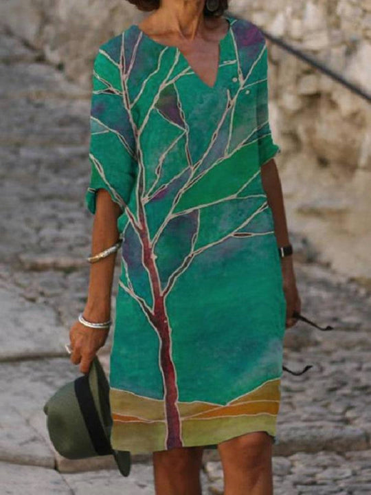 Bezauberndes Kleid mit Blumenmuster