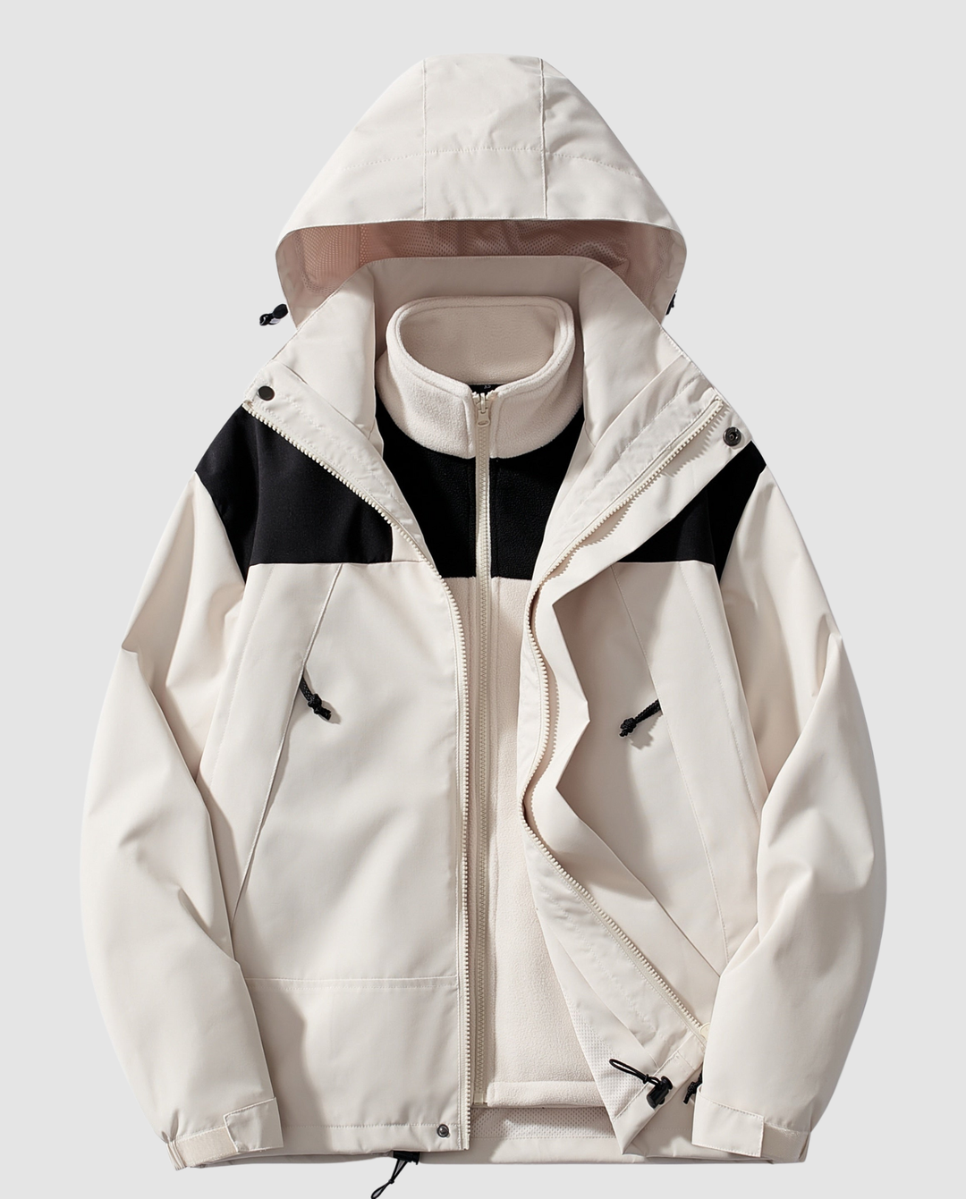 Warme Damen Winterjacke Fleece