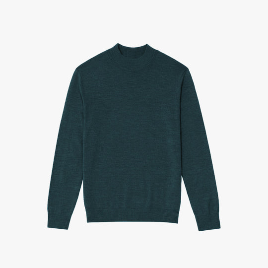 Herren-Strickpullover, maschinenwaschbar, Stehkragen