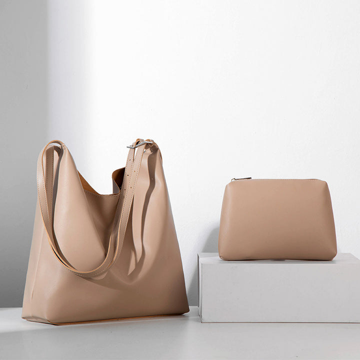 Damen Tragetasche mit modernem Design und abnehmbarem Kosmetiktäschchen Nord Taschen