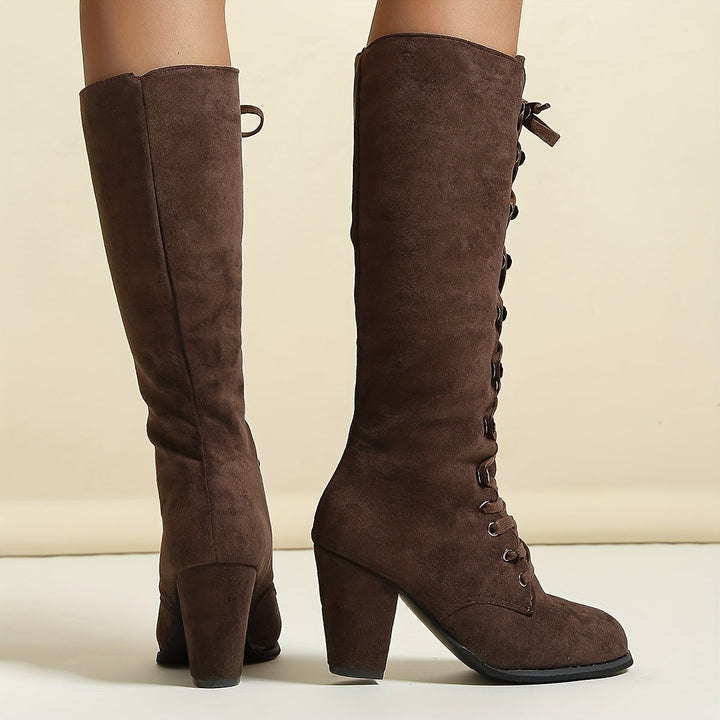 Knielange, Bequeme Lange Winterstiefel Für Damen