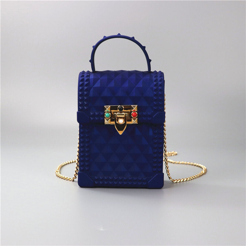 Damen Mini-Rucksack im urbanen Stil mit elegantem Kettenriemen Nord Taschen