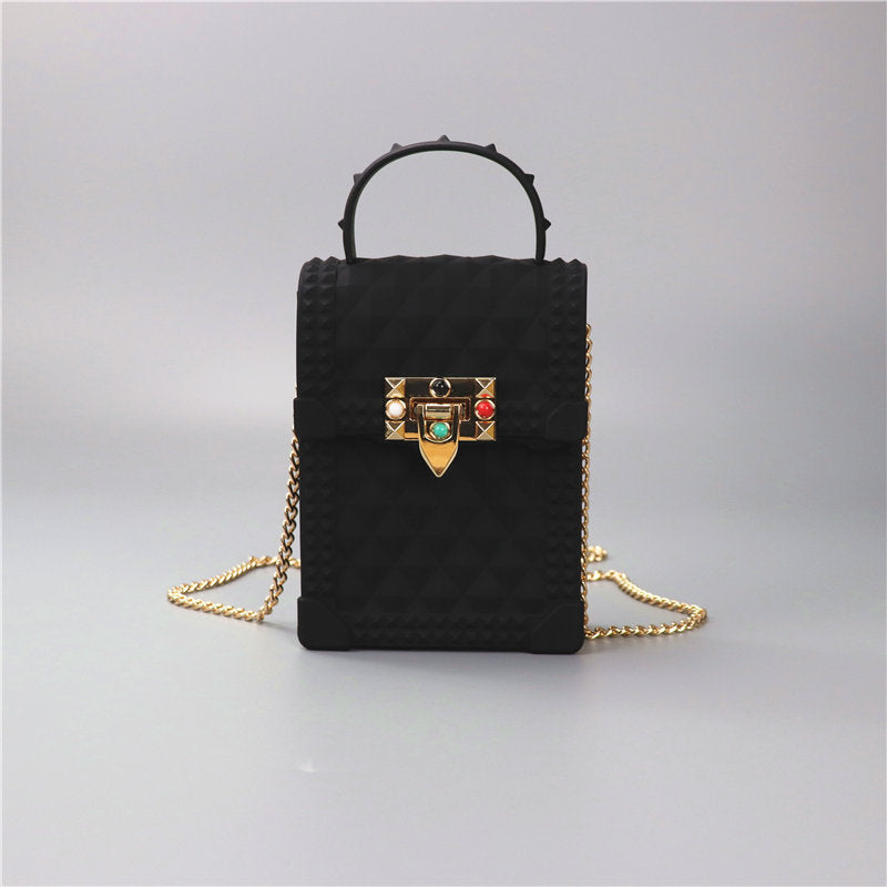 Damen Mini-Rucksack im urbanen Stil mit elegantem Kettenriemen Nord Taschen