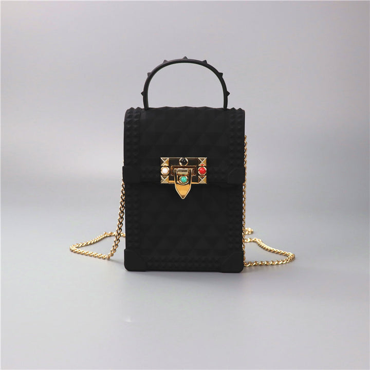Damen Mini-Rucksack im urbanen Stil mit elegantem Kettenriemen Nord Taschen