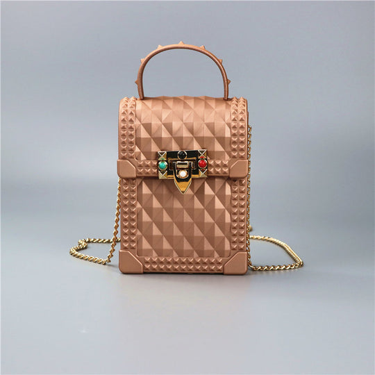 Damen Mini-Rucksack im urbanen Stil mit elegantem Kettenriemen Nord Taschen