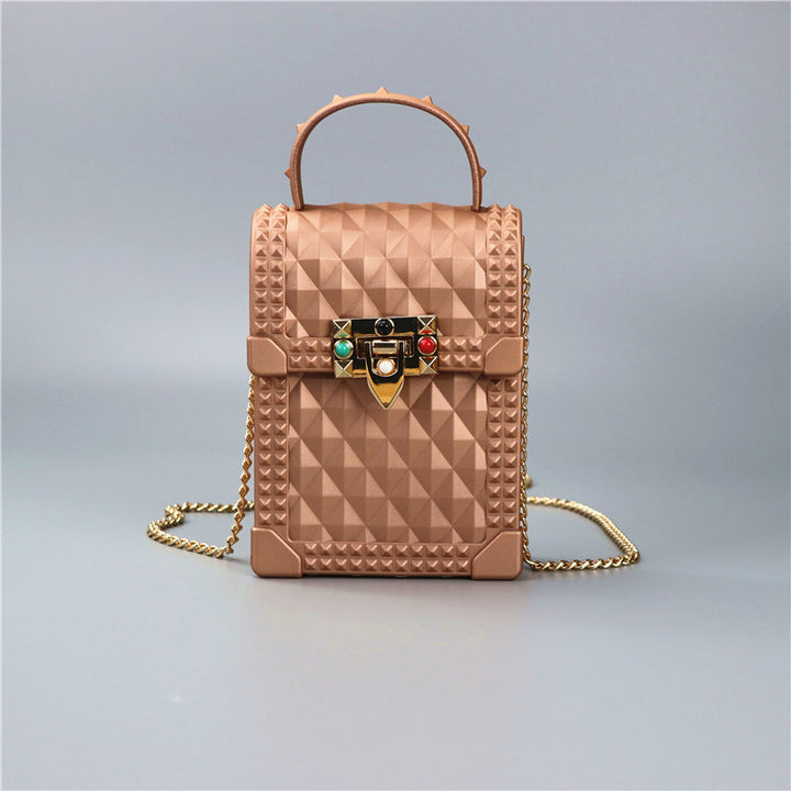 Damen Mini-Rucksack im urbanen Stil mit elegantem Kettenriemen Nord Taschen