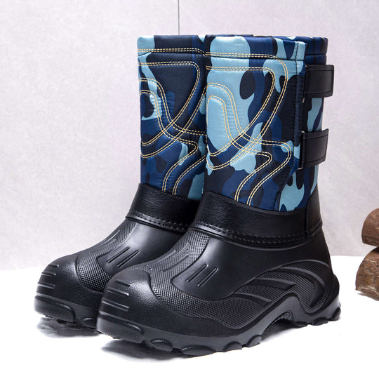 Gefütterte Herren-Winterstiefel, rutschfest
