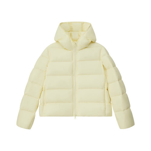 Kurze Damen-Daunenjacke mit Gänsedaunenfüllung