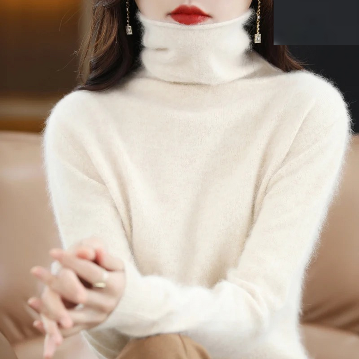Nord Taschen | Pullover Damen Weicher Rollkragenpullover, Warm & Luxuriöses Design