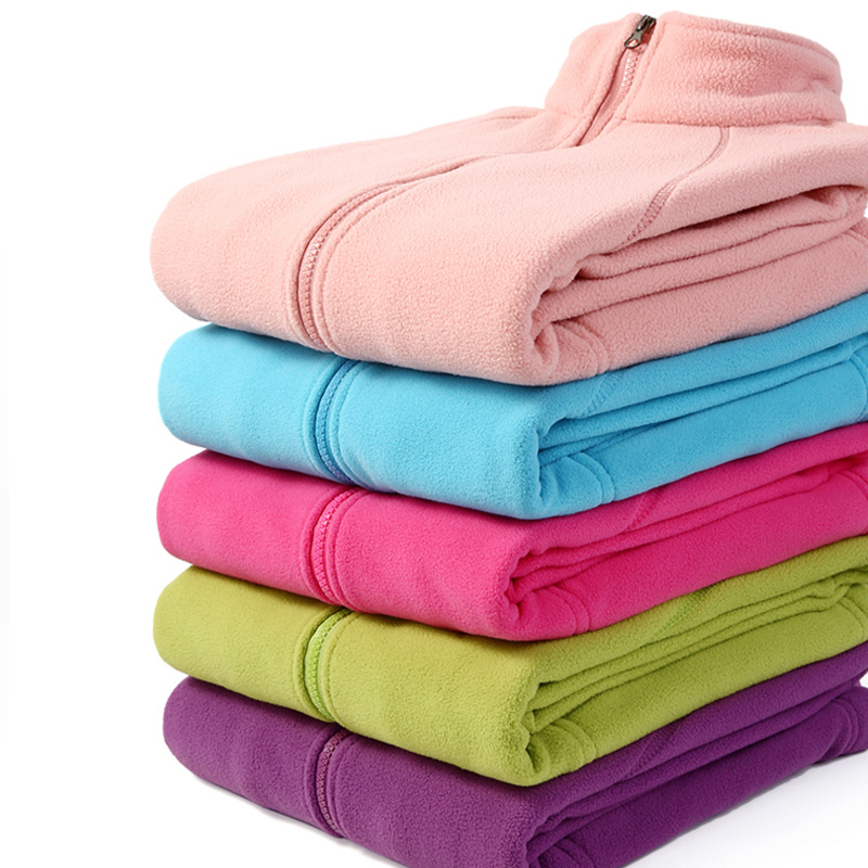 Fleecejacke Damen Reißverschluss-Fleece mit Stehkragen