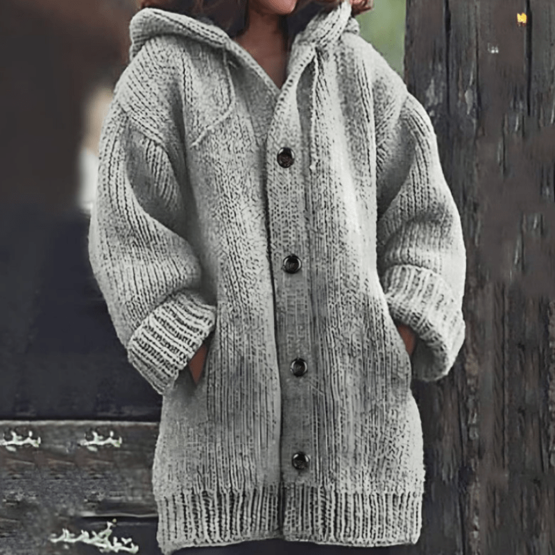 Warme Damen-Strickjacke - Arvani
