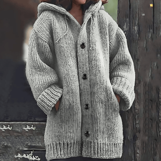 Warme Damen-Strickjacke - Arvani