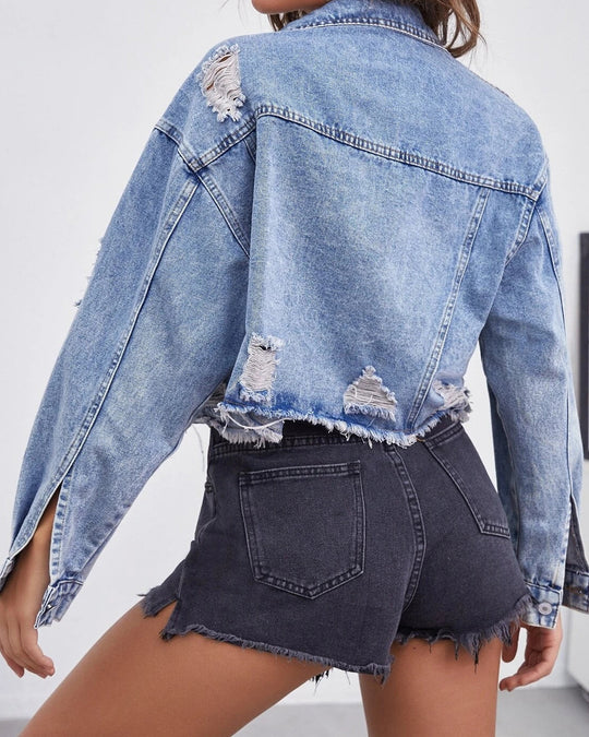 Nord Taschen | Denim Kurzjacke