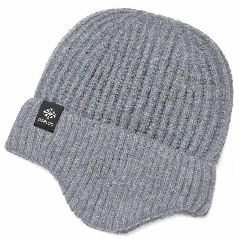 Winter-Strickmützen- und Schal-Set für Herren