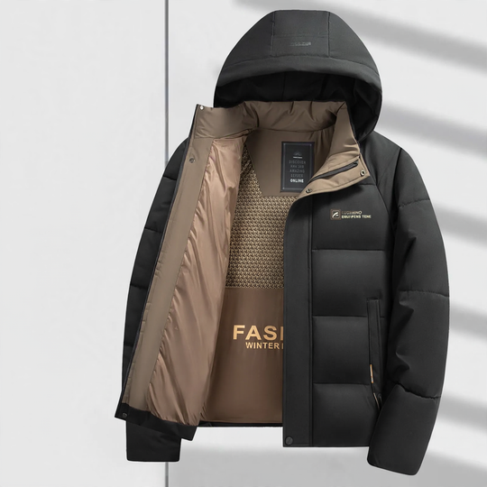 Herren-Steppjacke, wendbar, gefüttert