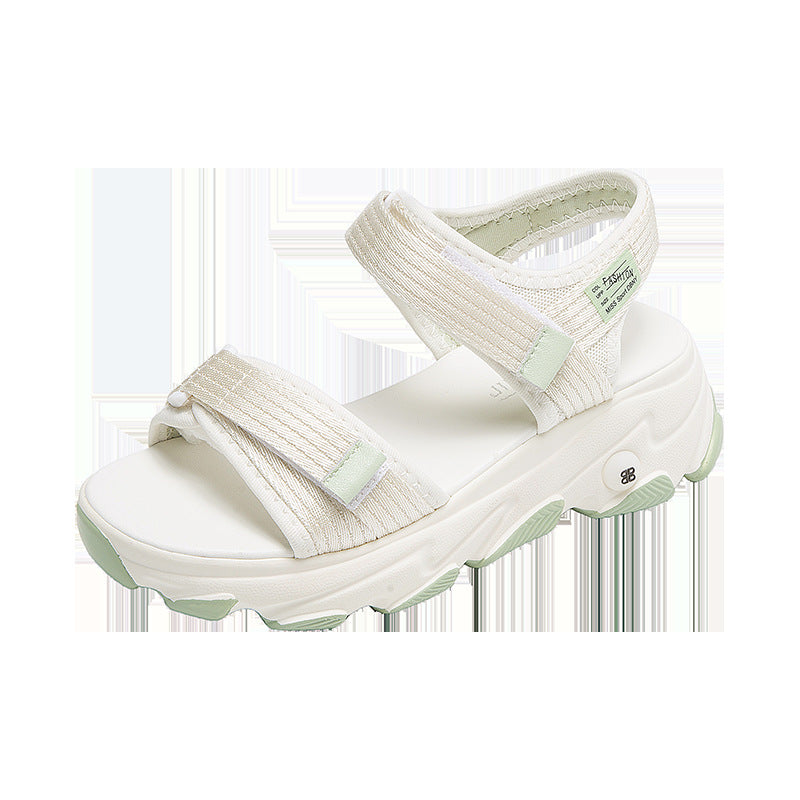 Damen Sportliche Sandalen mit verstellbaren Riemen und dämpfender Sohle