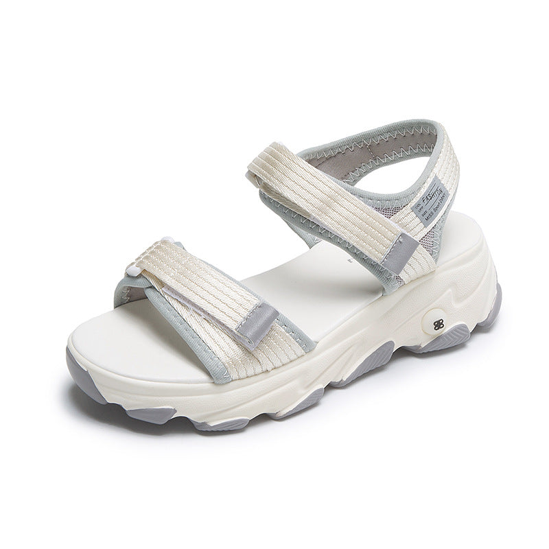 Damen Sportliche Sandalen mit verstellbaren Riemen und dämpfender Sohle