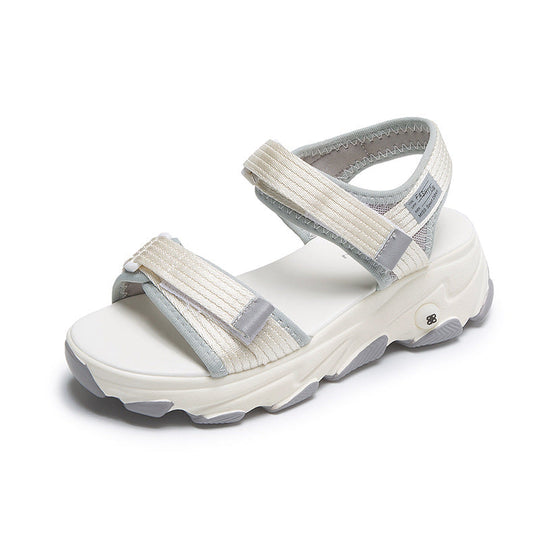 Damen Sportliche Sandalen mit verstellbaren Riemen und dämpfender Sohle