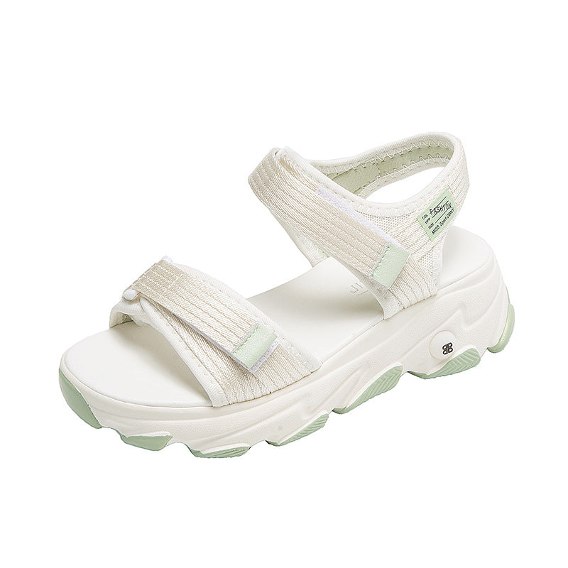 Damen Sportliche Sandalen mit verstellbaren Riemen und dämpfender Sohle