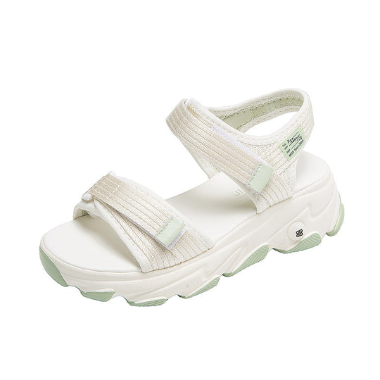 Damen Sportliche Sandalen mit verstellbaren Riemen und dämpfender Sohle
