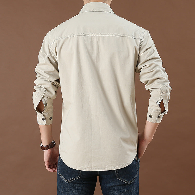 Herren Robuste Freizeithemdjacke Nord Taschen