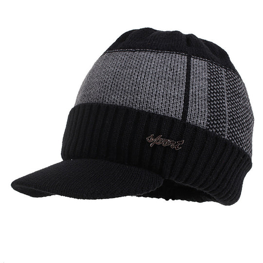 Strickmütze und Schal Set für Herren