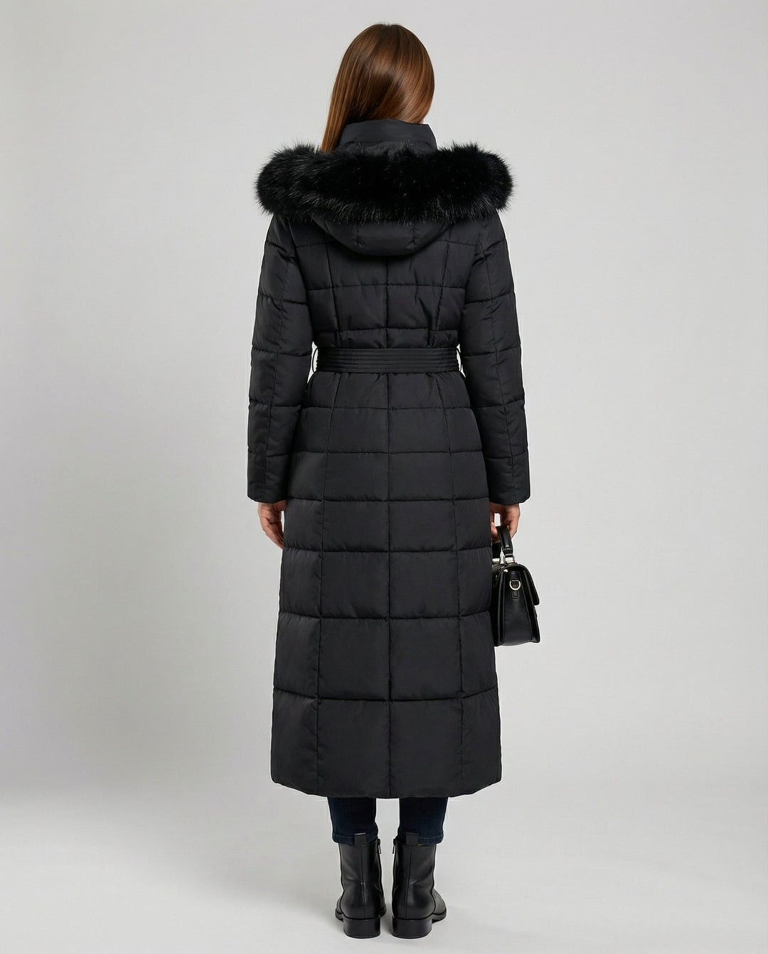 Eleganter Langer Wintermantel Damen
