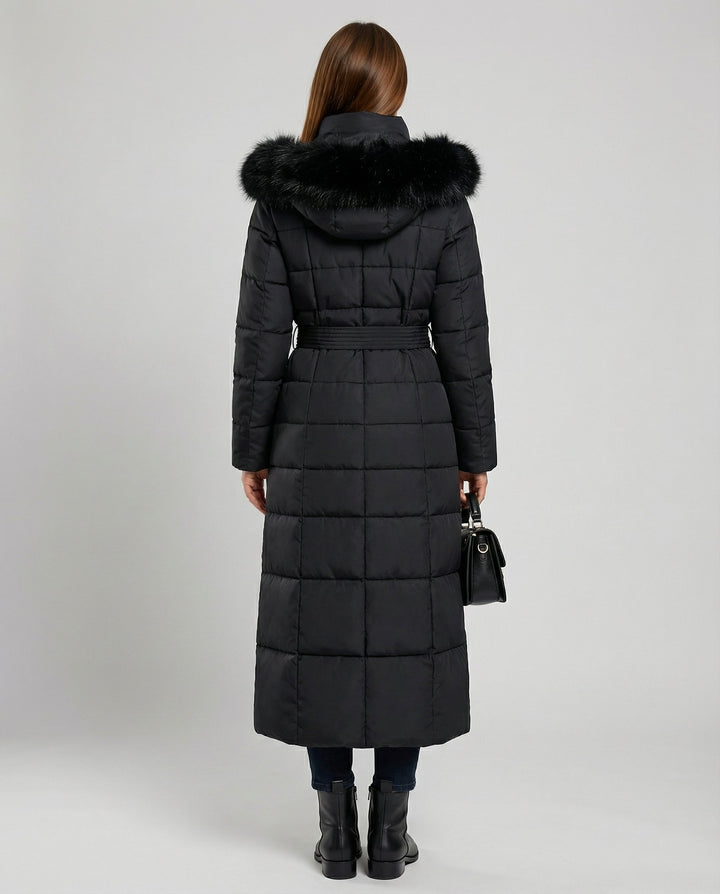 Eleganter Langer Wintermantel Damen