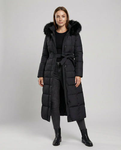 Eleganter Langer Wintermantel Damen