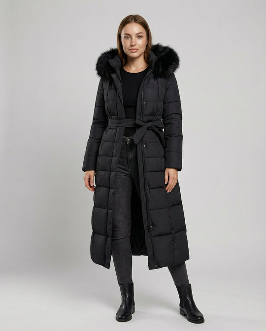 Eleganter Langer Wintermantel Damen | Heidi-Mode