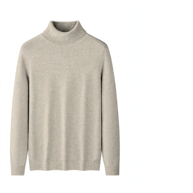 Herren-Rollkragenpullover, gefüttert