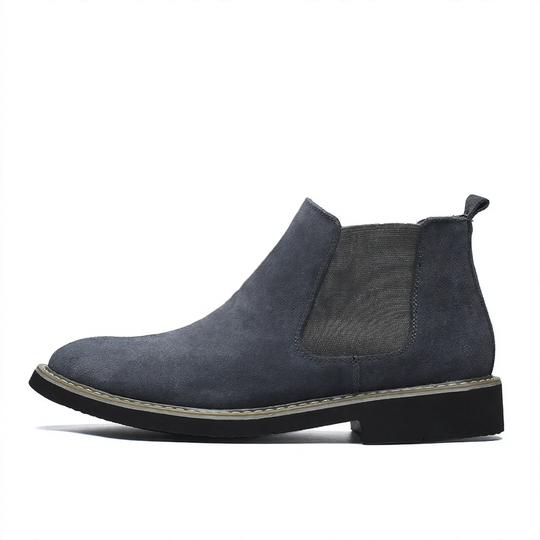 Herren-Chelsea-Stiefel aus Echtleder, gefüttert